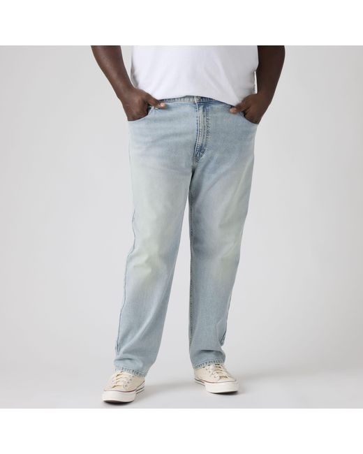 Levi's Blue 502 Taper Jeans (Big & Tall) for men