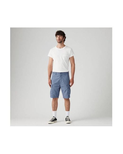 Shorts Cargo Carrier Levi's de hombre de color Blue