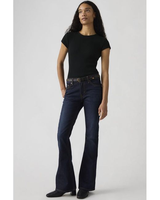Levi's Blue Low Slim Boot Jeans