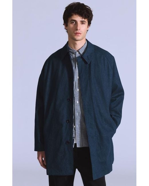 Levi's Blue Tab Denim Mac Coat for men