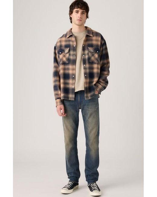 Levi's Blue 518 Slim Jeans for men