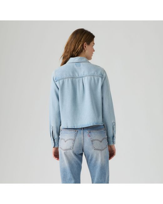 Levi's Logan Shacket in het Blue