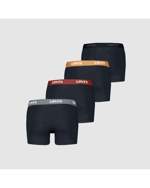 Levi's Repeat Logo Boxerslip Set Van 4 in het Blue voor heren