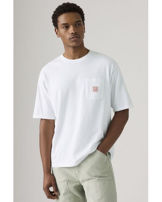 Workwear Tee White Levi's de hombre de color Black
