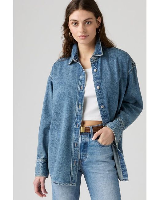 Levi's Blue Jordan Lightweight Denim Shirt
