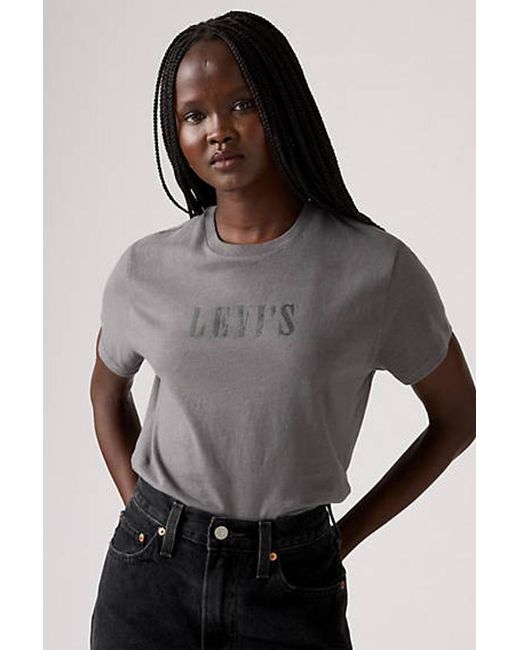 Levi's Gray Klassisches T Shirt Mit Grafik