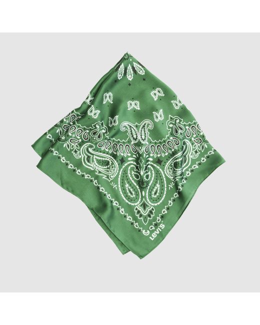 Levi's Green Satin Bandana
