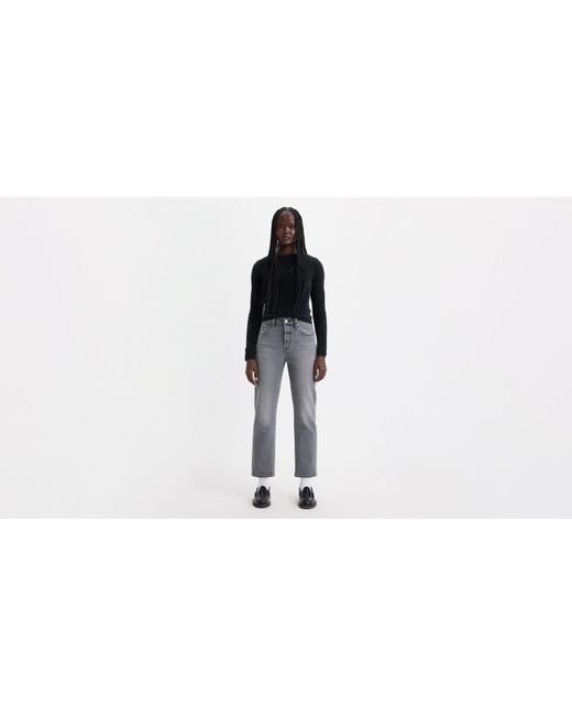 Levi's 501® Crop Jeans in het Black