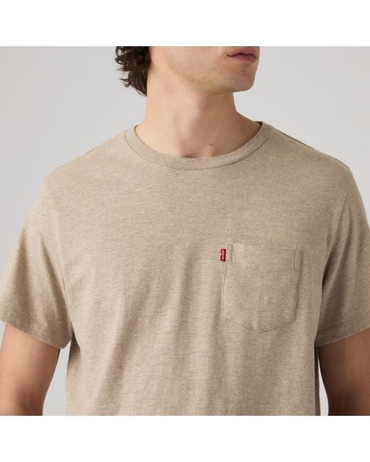 Levi's Natural Classic Pocket Tee for men