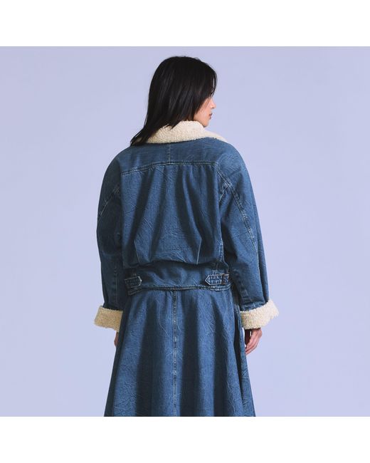 Levi's Sherpa Jacket in het Blue
