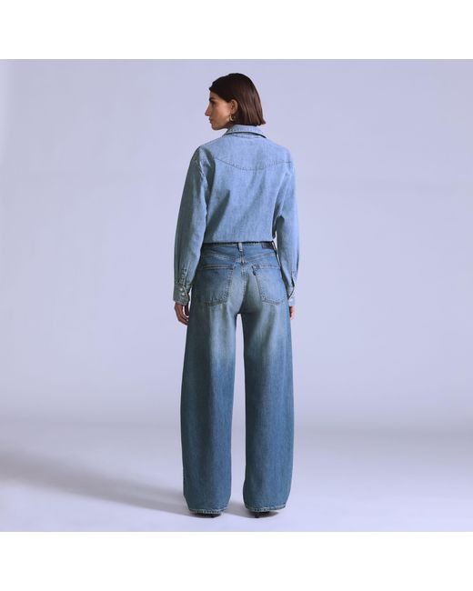 Levi's Drop Barrel Jeans in het Blue