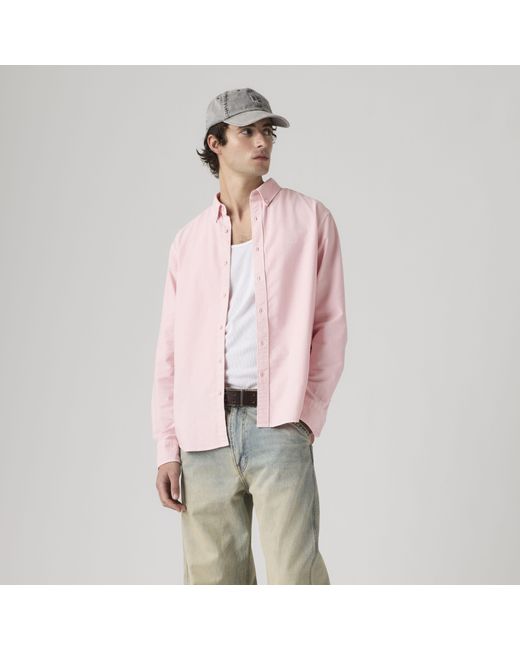 Levi's Authentic Overhemd Met Knopen in het Pink voor heren