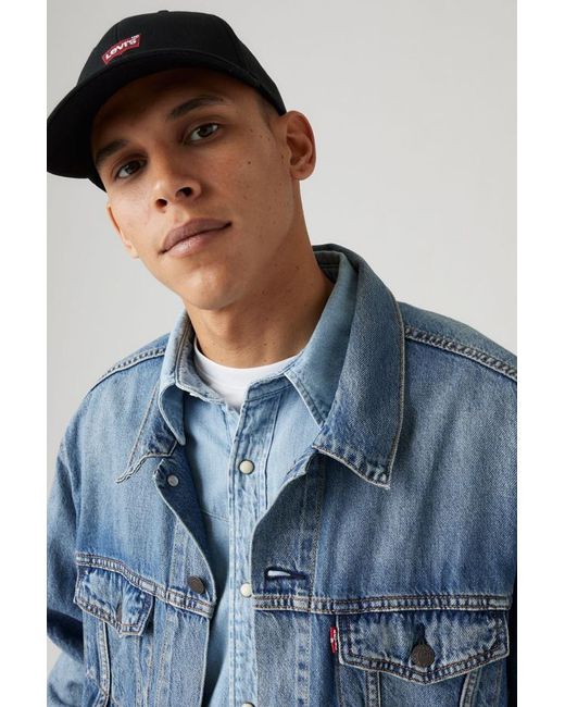 Levi's Housemark Flexfit Cap in Blue für Herren