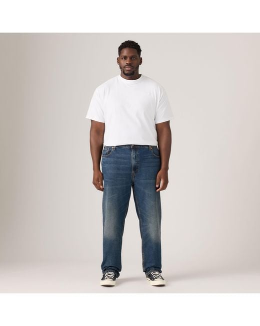 Levi's Blue 502 Taper Jeans (Big & Tall) for men