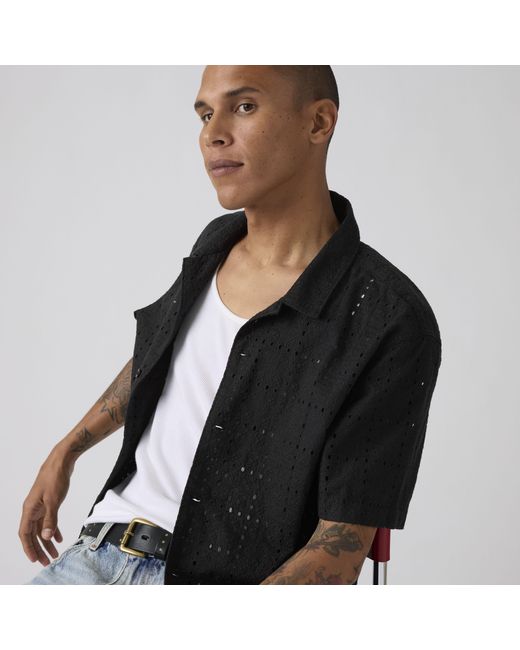 Levi's Sunset Camp Lightweight Overhemd in het Black voor heren