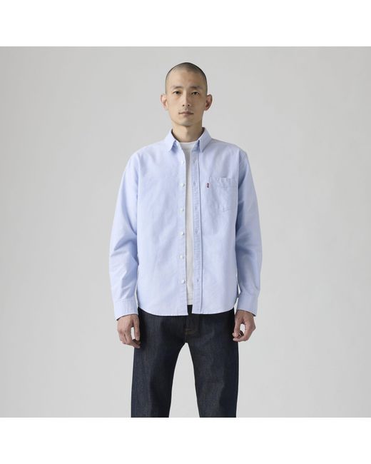 Levi's Blue Sunset Pocket Shirt for men