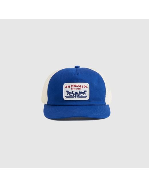 Levi's Blue Presidio Trucker Cap
