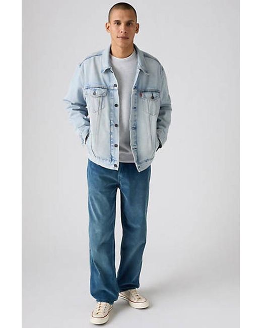 Levi's 568 Loose Straight Corduroy Broek in het Blue voor heren
