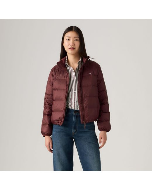 Levi's Red Willa Down Packable Jacket