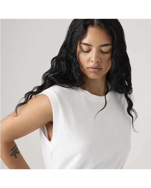 Levi's Boxy Tanktop in het Blue