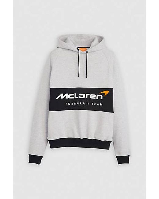 Levi's White X Mclaren Racing Fleece Hoodie for men