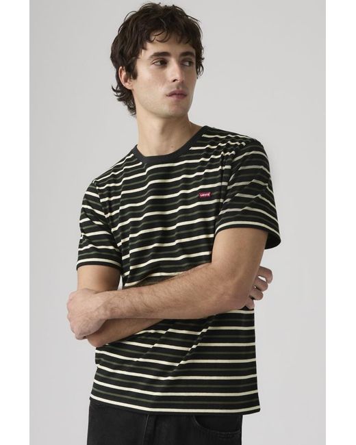 Levi's Gray Original Housemark Tee for men