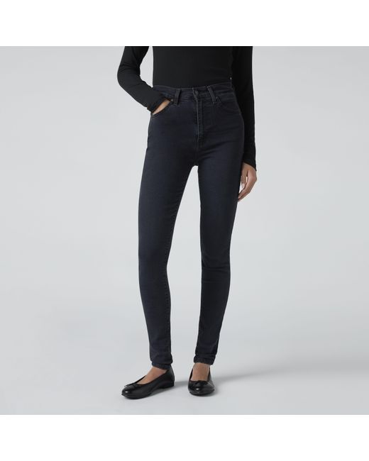 Levi's Black Retro High Skinny Jeans