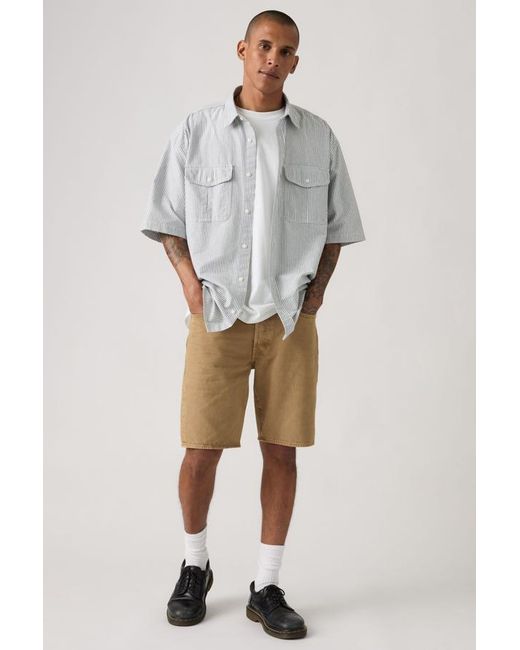 Levi's Gray 501 Original Shorts for men