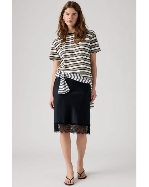 Levi's Lynne Midi Rok in het Multicolor