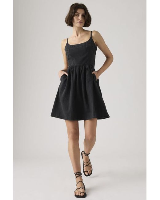 Levi's Jadine Denim Jurk in het Black
