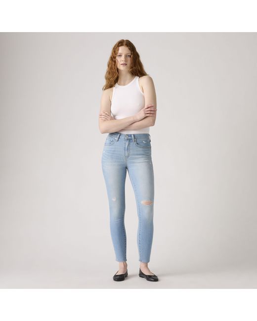Levi's Blue 721 High Rise Skinny Jeans