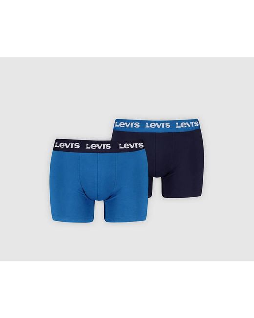 Levi's Basic Boxerslip Set Van 2 in het Blue voor heren