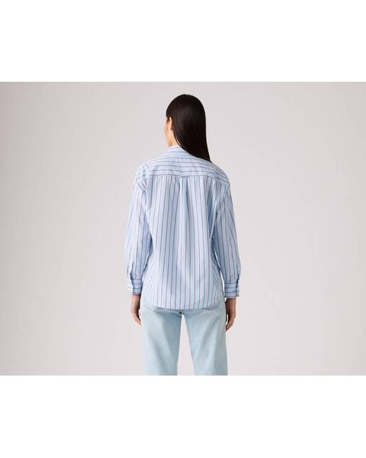 Camicia Harlie Boyfriend di Levi's in Blue