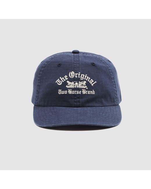 Levi's Blue Relaxed Dad Heritage Cap for men
