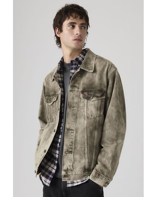 Trucker Jacket Relaxed Levi's de hombre de color Brown