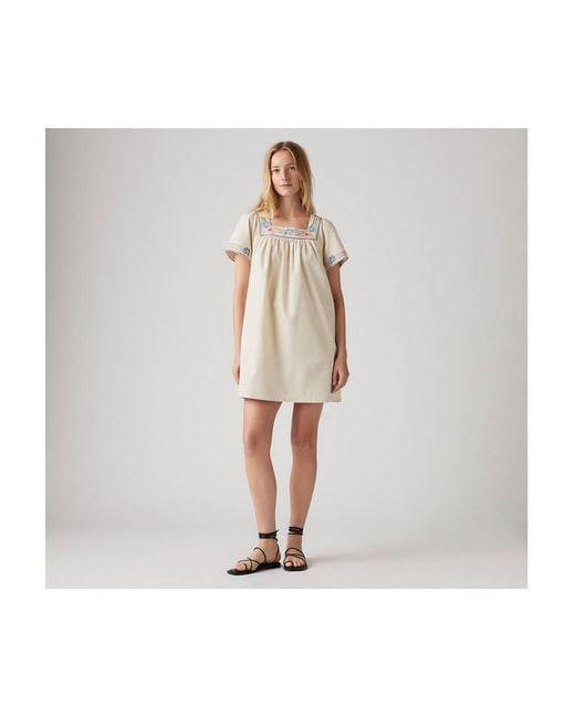Ambre Babydoll Dress Levi's de color Natural