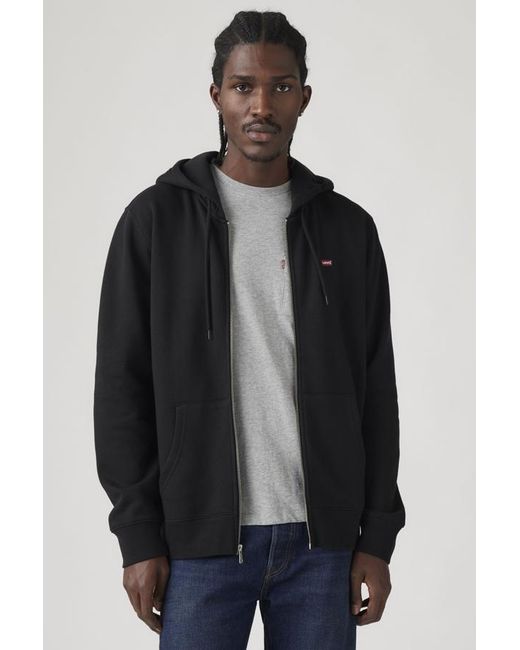 Levi's Black Zip Up Hoodie for men