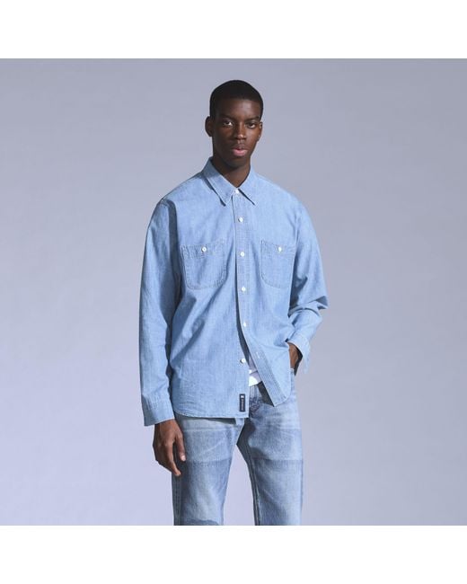 Levi's Blue Work Shirt for men