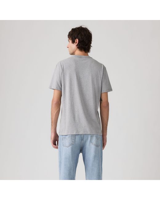 Levi's Slim Fit T Shirt Ronde Hals in het Black voor heren