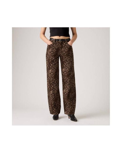 Jeans Baggy Modello Dad di Levi's in Brown