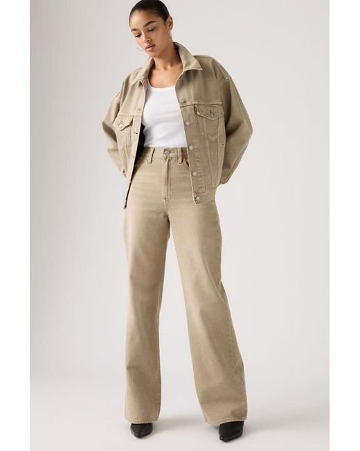 Levi's Natural Ribcage Wide Leg Jeans