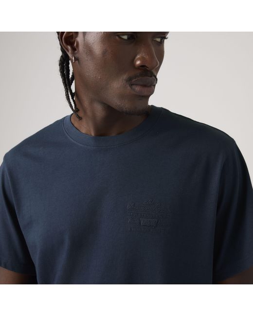 Levi's Blue Relaxed Fit Graphic Tee for men