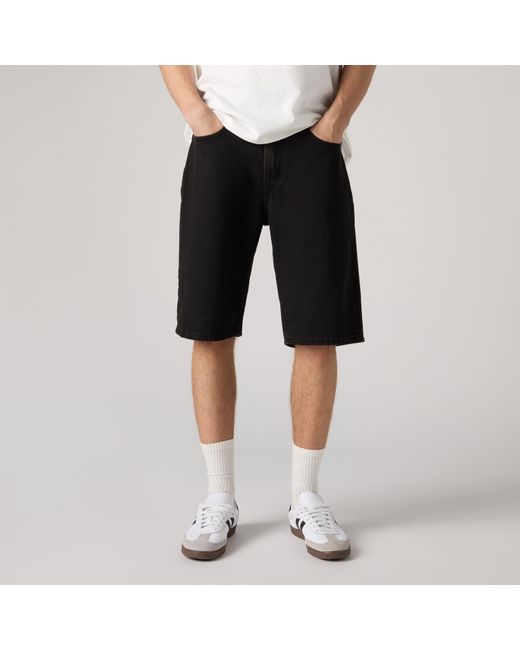Levi's Black 469 Loose Shorts for men
