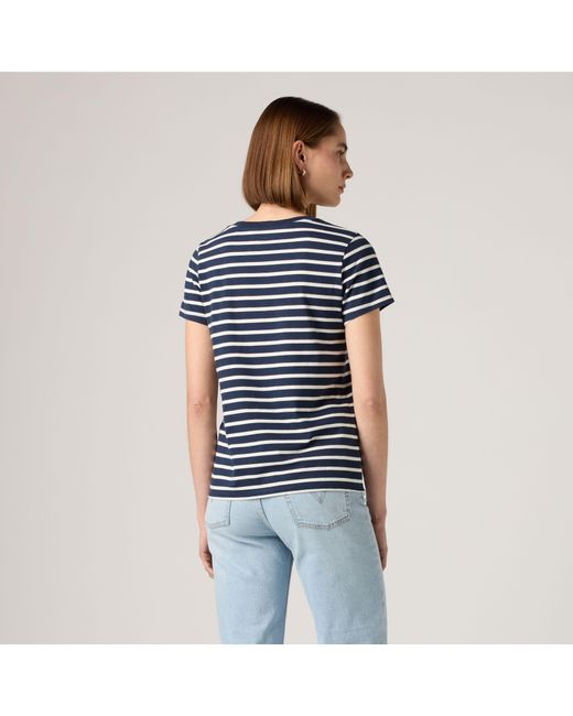 Camiseta De Cuello De Pico Perfect Levi's de color Blue