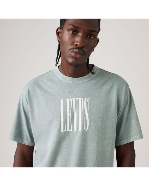 Levi's Gray Graphic Vintage Fit Tee for men