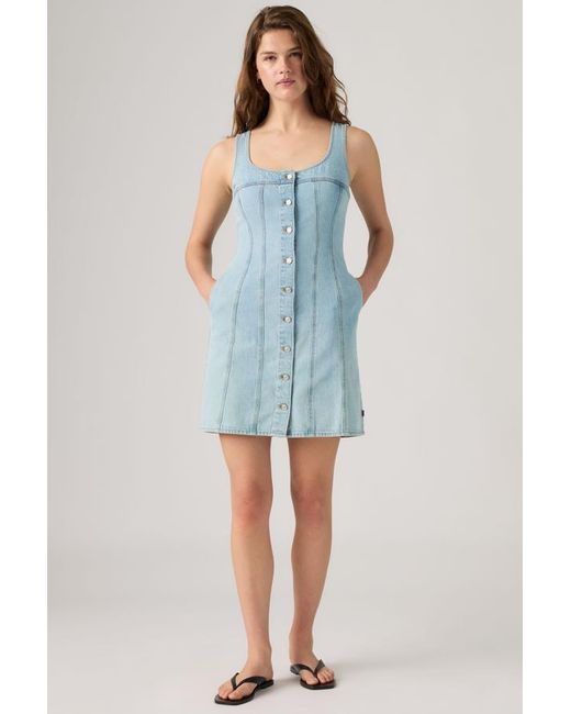 Levi's Blue Audra Tank Dress