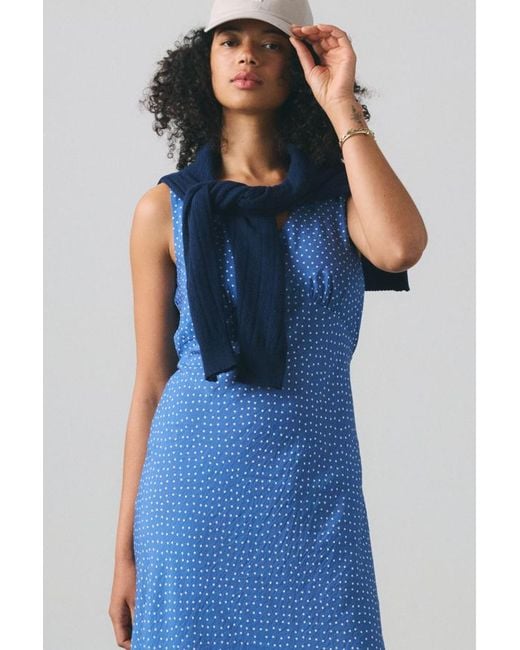 Levi's Blue Brita Slip Dress