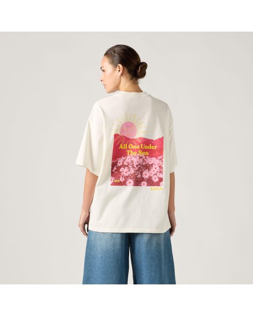 Graphic Short Stack Tee Levi's de color Red