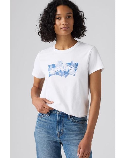 Levi's White Perfect Tee