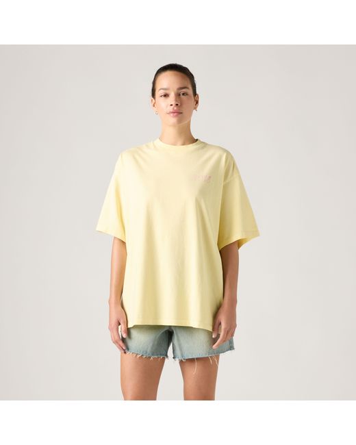 Graphic Short Stack Tee Levi's de color Yellow